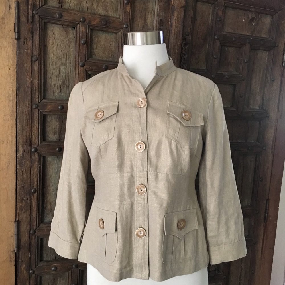 Liquid linen jacket